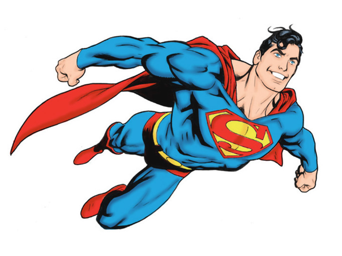 flying superman clipart - photo #16