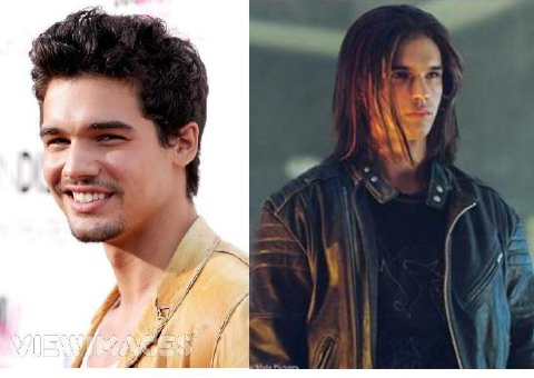 Actor Steven Strait with a shorter version of the hairstyle he had in the m...