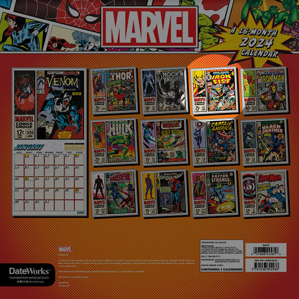 Byrne Robotics Marvel Calendar 2024